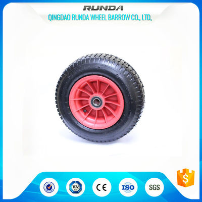 China A borracha pneumática da avaliação de dobra 4 roda a carga plástica da borda 170KG do tamanho 16inches fornecedor