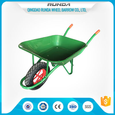 China Carrinho de mão resistente da construção de aço, roda do ar do carrinho de mão da grande capacidade fornecedor