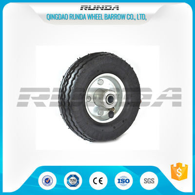 China A borracha pneumática das válvulas curvadas roda 6 polegadas de rolamento de rolo para o trole da mão fornecedor