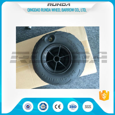 China Nenhum carrinho de mão pneumático do eixo roda PVC resistente 230mm*115mm da punctura fornecedor