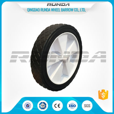 China As rodas de vagão de borracha da borda dos PP/giro rodam 6&quot;” resistência de desgaste do tamanho X1.5 fornecedor